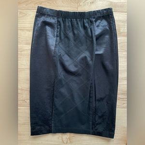 Betsey Johnson Black Stretch Pencil Skirt